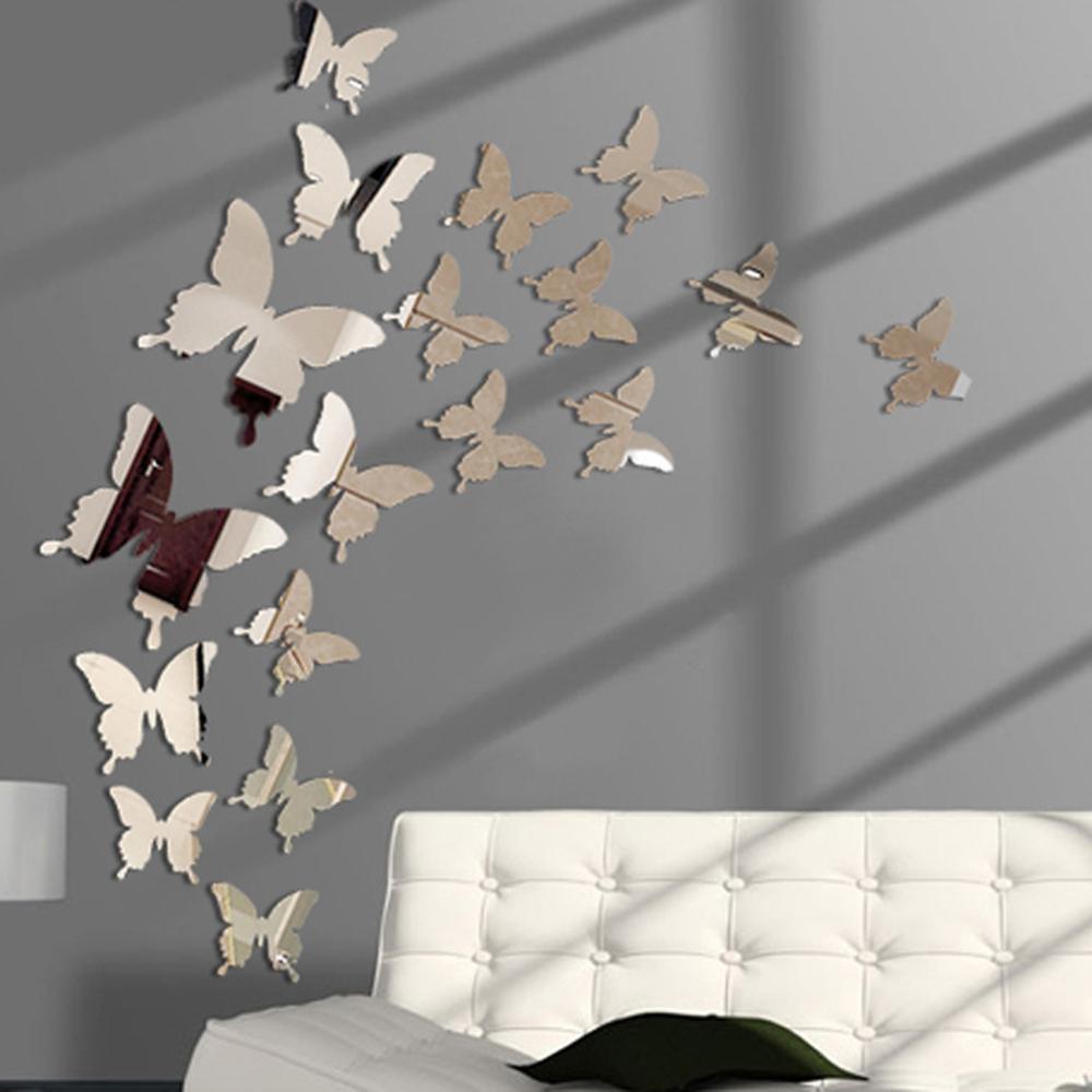 12pcs-Mirror-Wall-Sticker-Decal-Butterflies-3D-Mirror-Wall-Art-Party-Wedding-Home-Decors-Butterfly-fridge